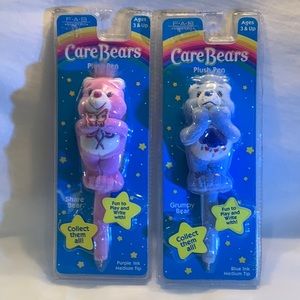 Care Bears Plush Pen‎ VNTG 2006 FAB star point AmericanGreetings bundle of 2